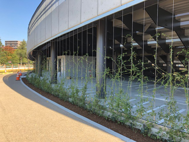 Wire type climbing slope greening